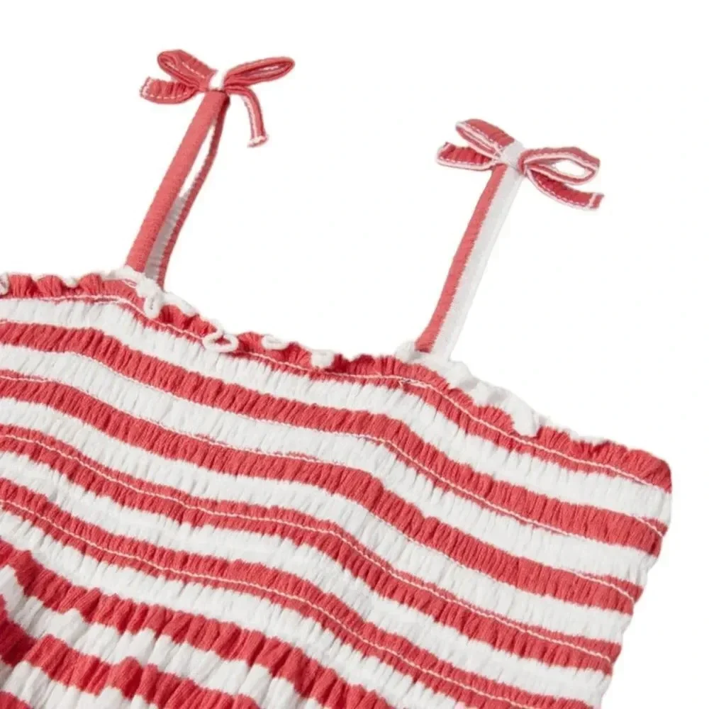 ZARA Kids | Red | PRINTED SMOCKED DRESS